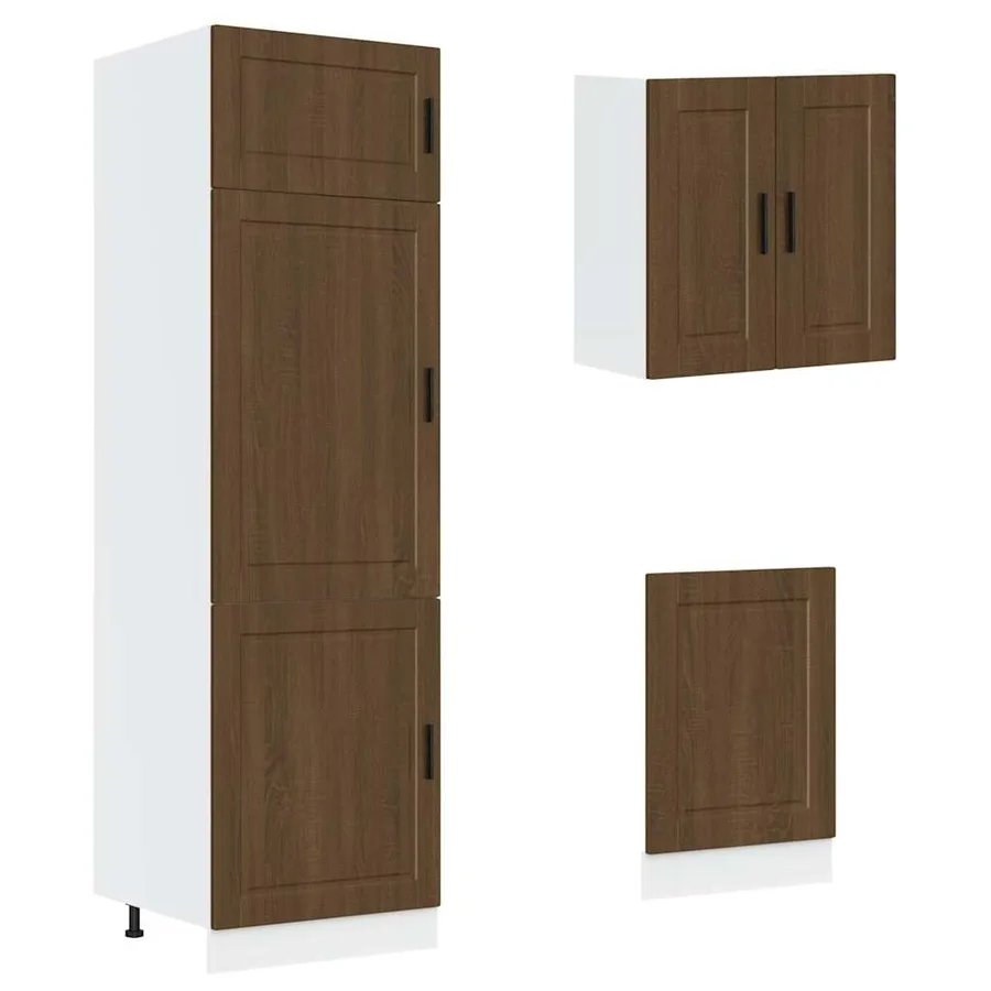 Ensemble d'armoires de cuisine 8 pcs Kalmar bois d'ingénierie - 5