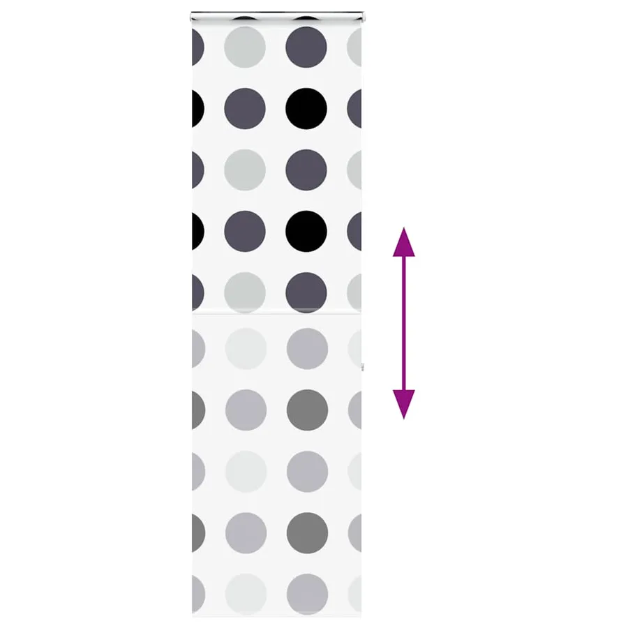 Store enrouleur de douche avec cassette largeur du tissu 66 cm - 5