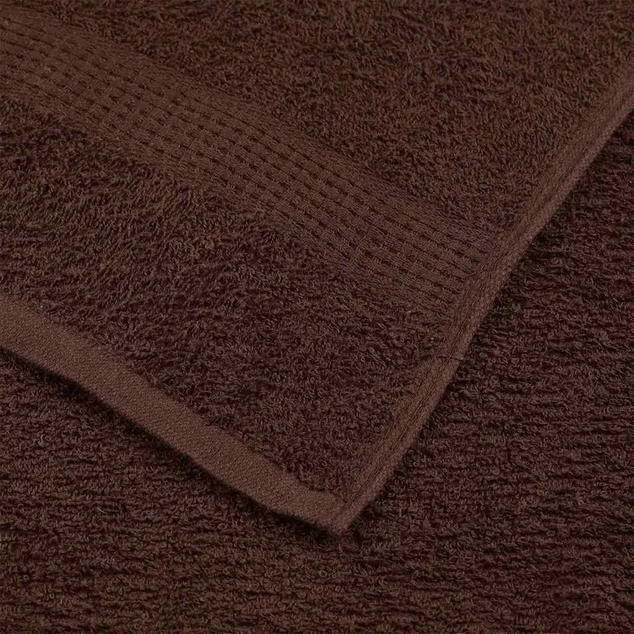 Serviettes de douche FROGN 2 pcs marron 70x140 cm 360 g/m² - 6