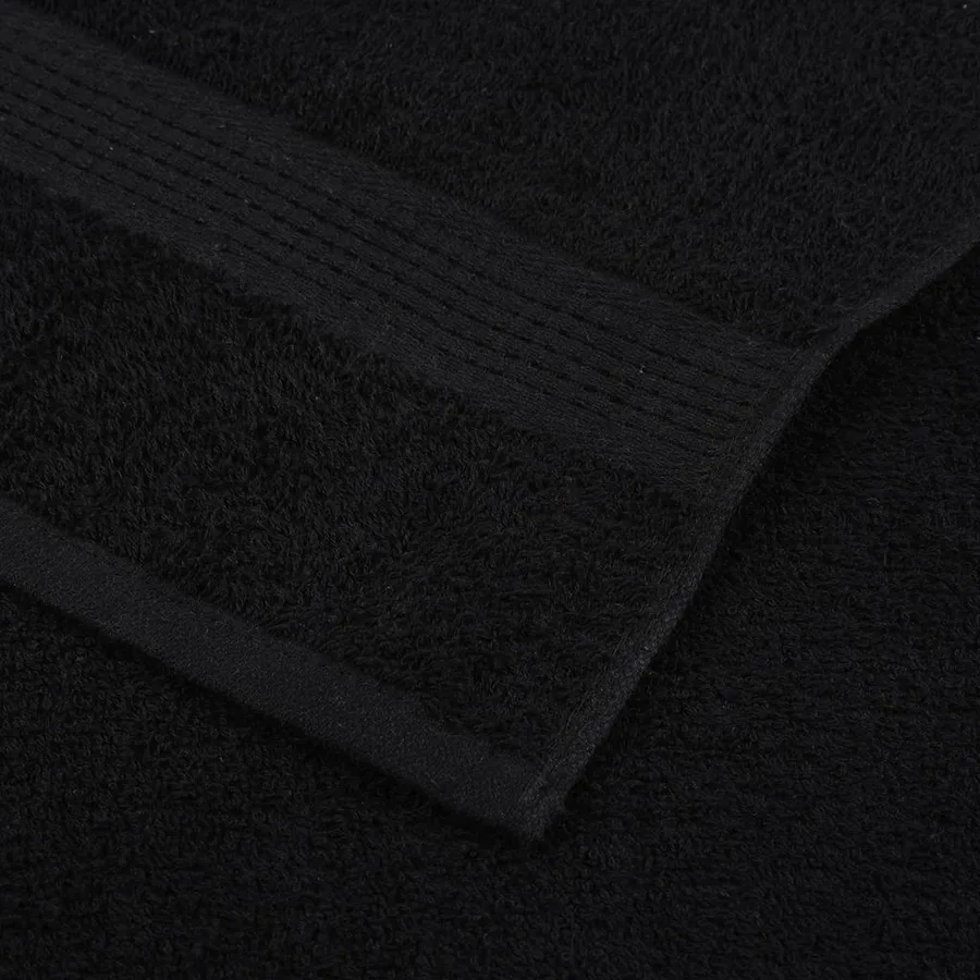 Serviettes de bain FROGN 4 pcs noir 100x150 cm 360 g/m² - 7