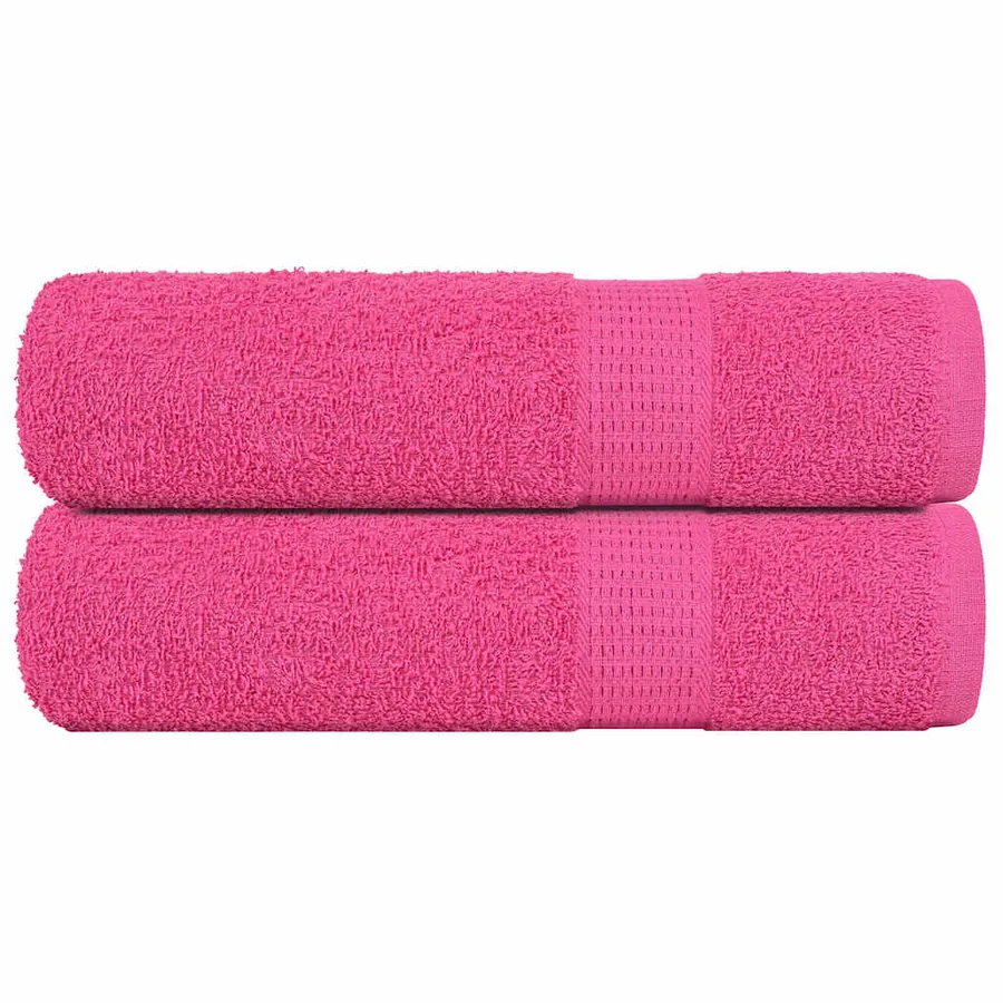 Serviettes de douche FROGN 2 pcs rose 70x140 cm 360 g/m²