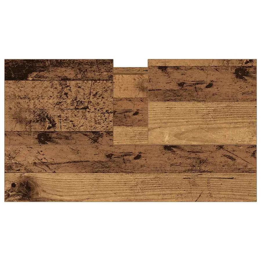 Armoire de salle de bain vieux bois 58x33x60 cm bois ingénierie - 7