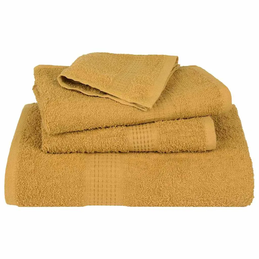 Serviettes de douche FROGN 4 pcs doré 70x140 cm 360 g/m² - 4