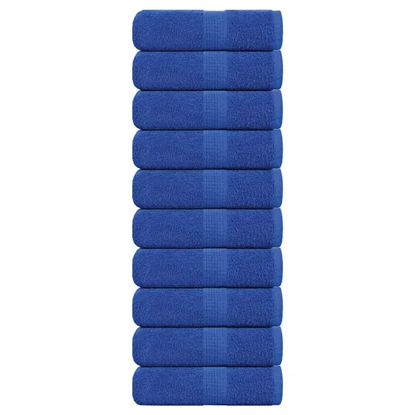 Serviettes d'invité FROGN 10 pcs bleu 30x50 cm 360 g/m²