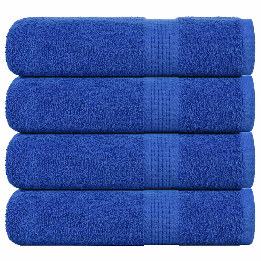Serviettes de douche FROGN 4 pcs bleu 70x140 cm 360 g/m²