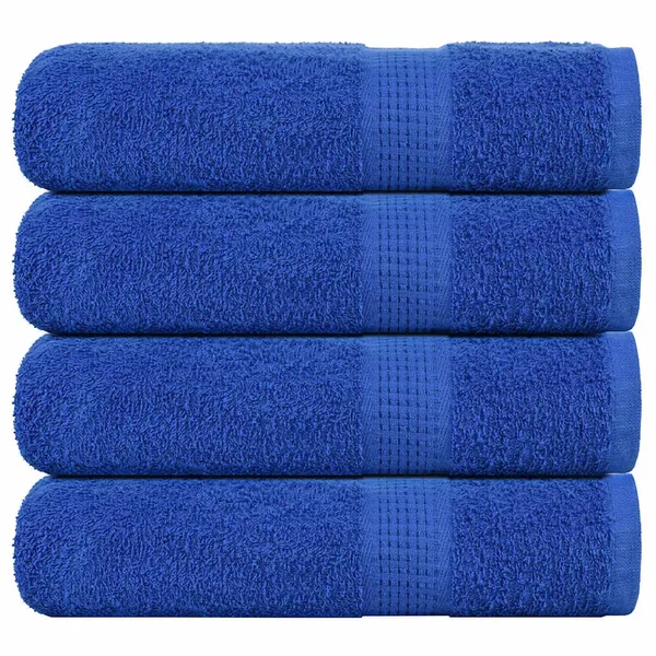 Serviettes de douche FROGN 4 pcs bleu 70x140 cm 360 g/m²