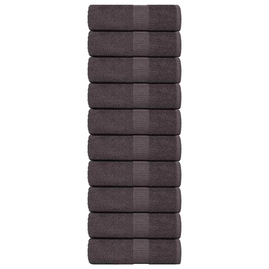 Serviettes d'invité FROGN 10pcs anthracite 30x50cm 360 g/m²