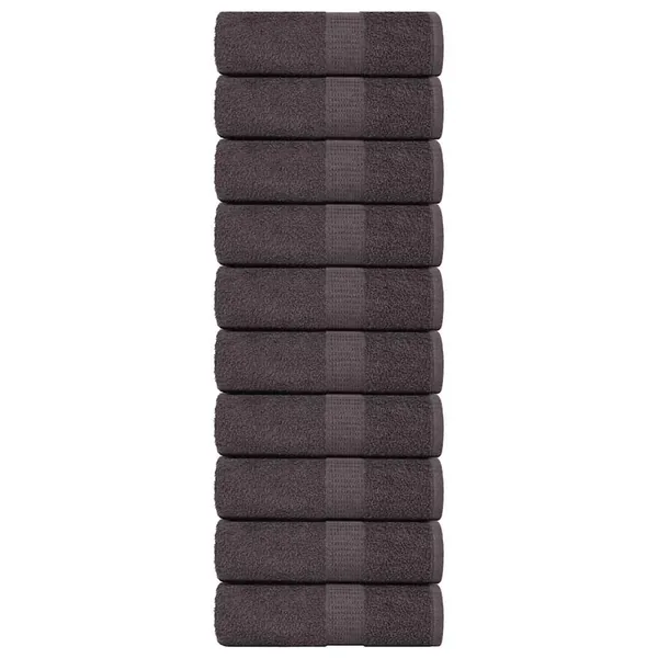 Serviettes d'invité FROGN 10pcs anthracite 30x50cm 360 g/m²