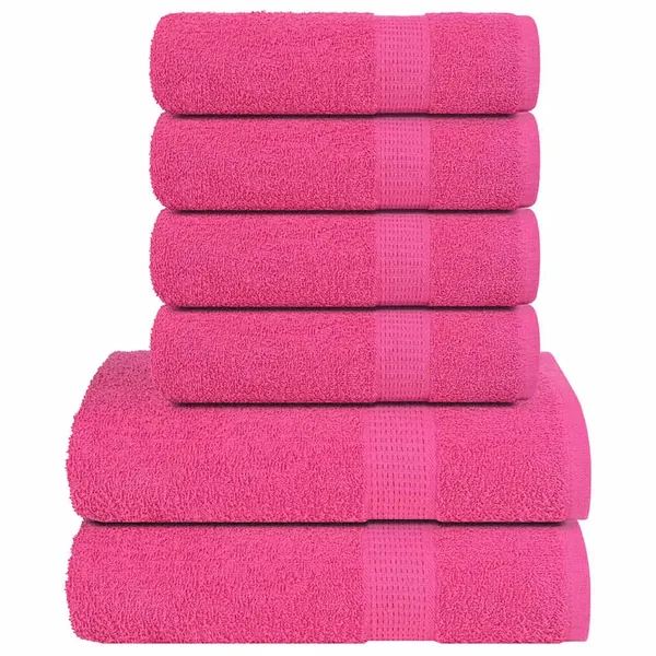 Ensemble de serviettes FROGN 6 pcs rose 360 g/m²