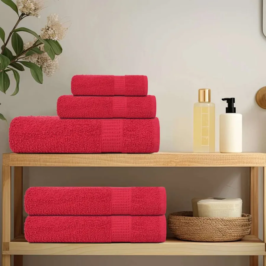 Ensemble de serviettes FROGN 6 pcs rouge 360 g/m² - 3