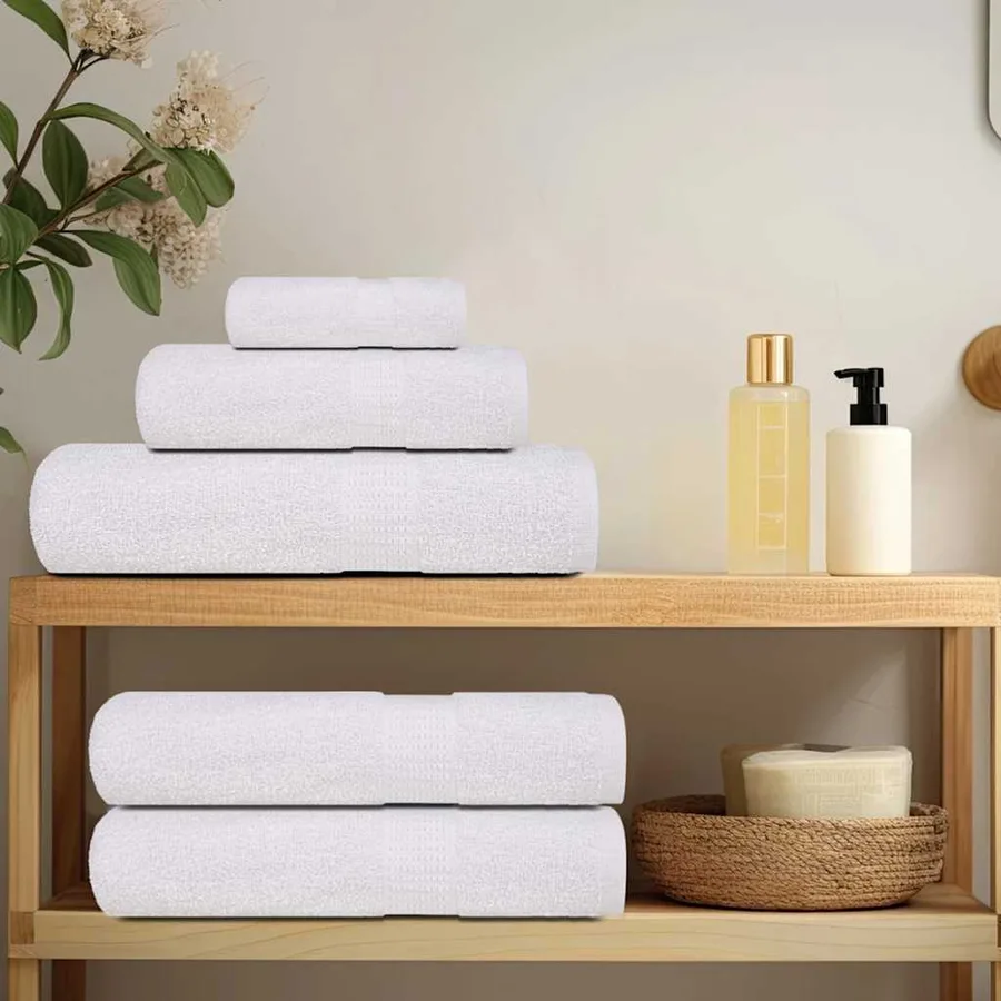 Ensemble de serviettes FROGN 8 pcs blanc 360 g/m² - 3