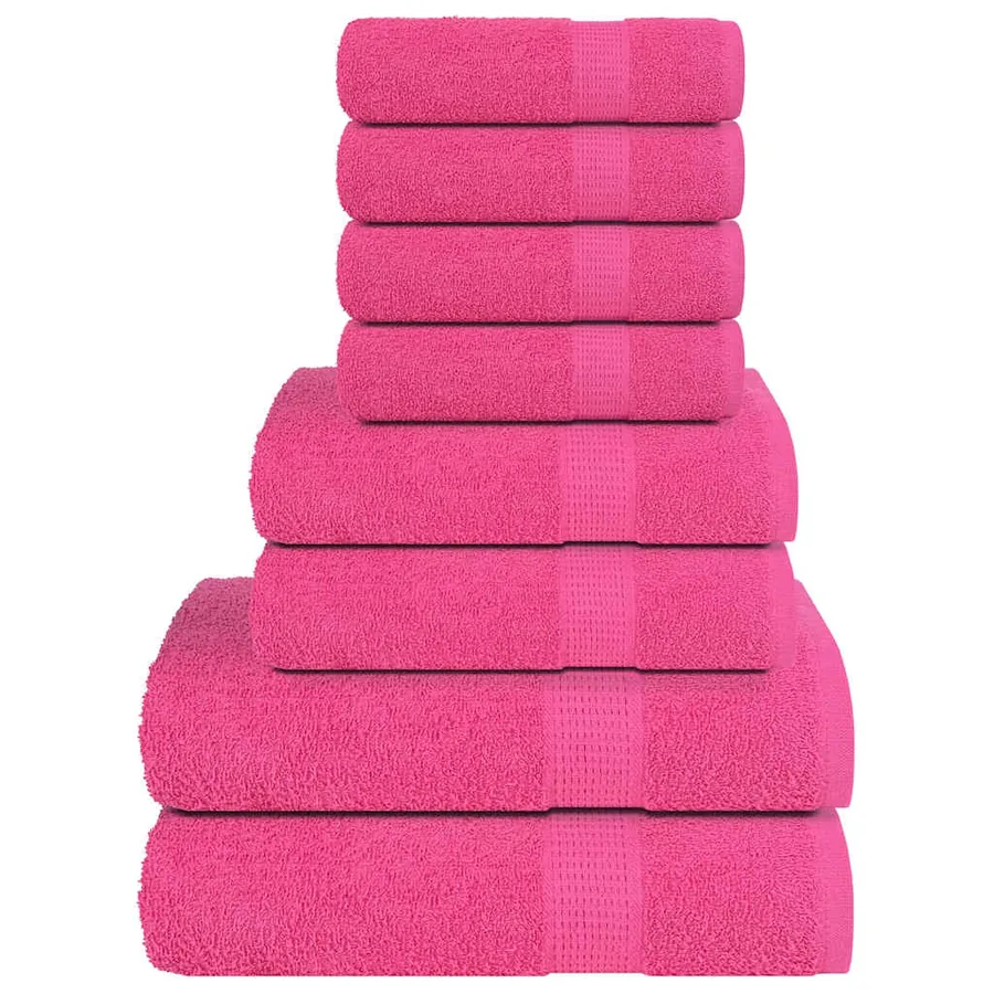 Ensemble de serviettes FROGN 8 pcs rose 360 g/m²