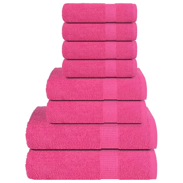 Ensemble de serviettes FROGN 8 pcs rose 360 g/m²