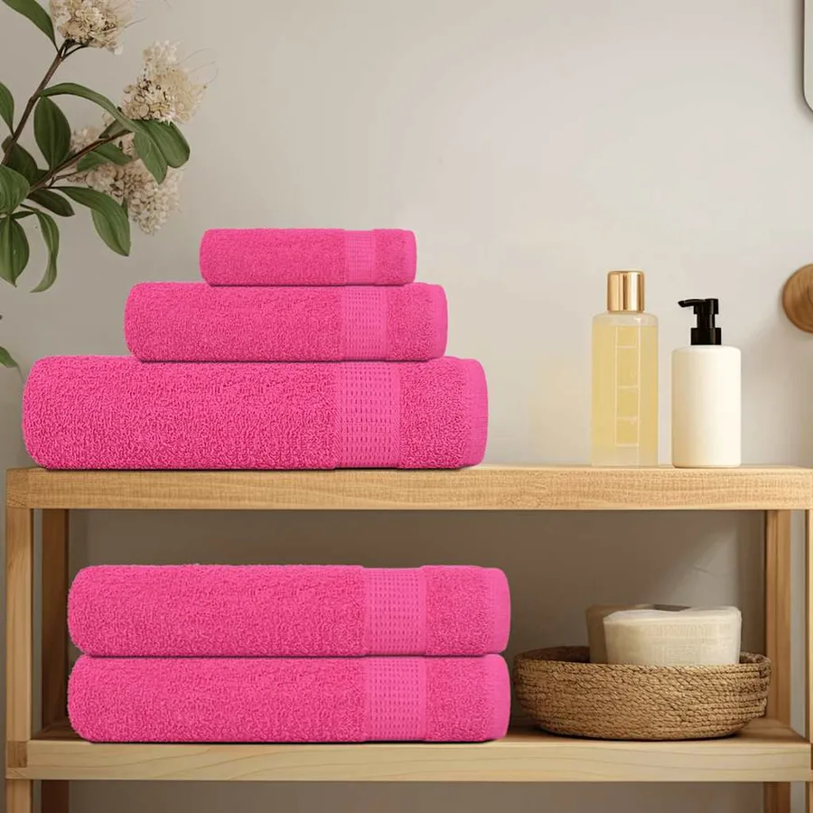 Ensemble de serviettes FROGN 8 pcs rose 360 g/m² - 3