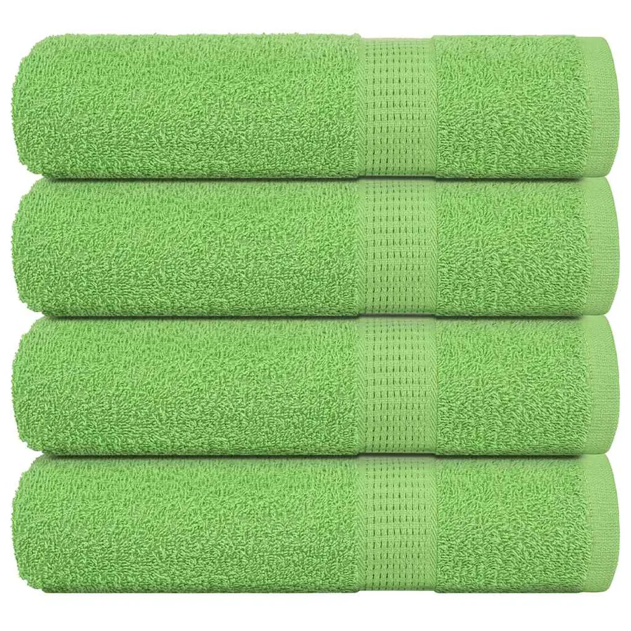 Essuie-mains FROGN 4 pcs vert pomme 50x100 cm 360 g/m²
