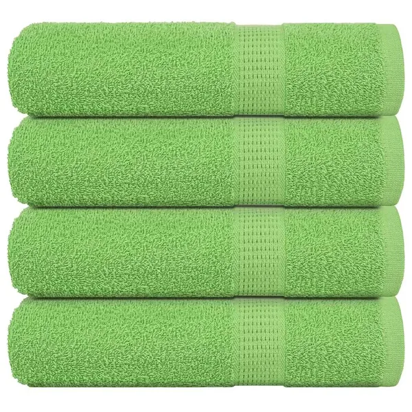Essuie-mains FROGN 4 pcs vert pomme 50x100 cm 360 g/m²