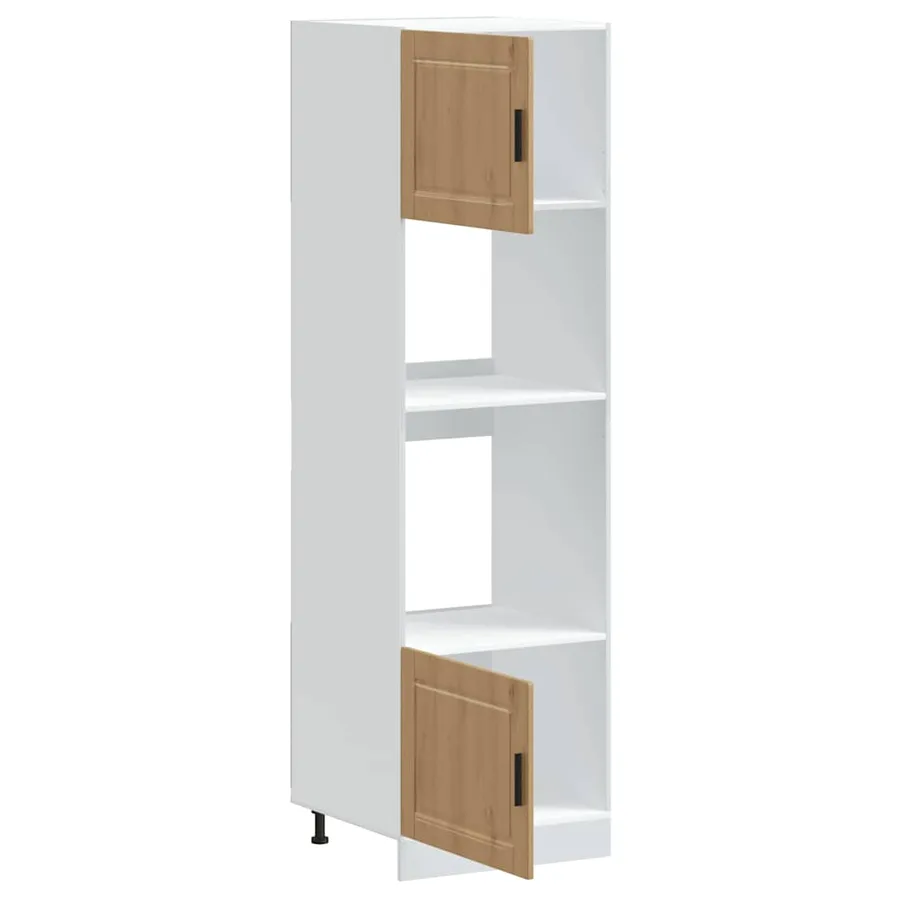 Armoires de four 2 pcs Porto chêne artisanal bois d'ingénierie - 5