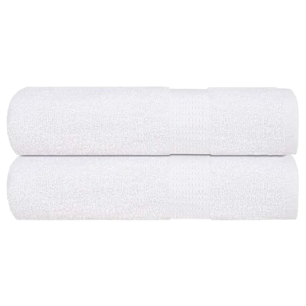Serviettes de douche FROGN 2 pcs blanc 70x140 cm 360 g/m²