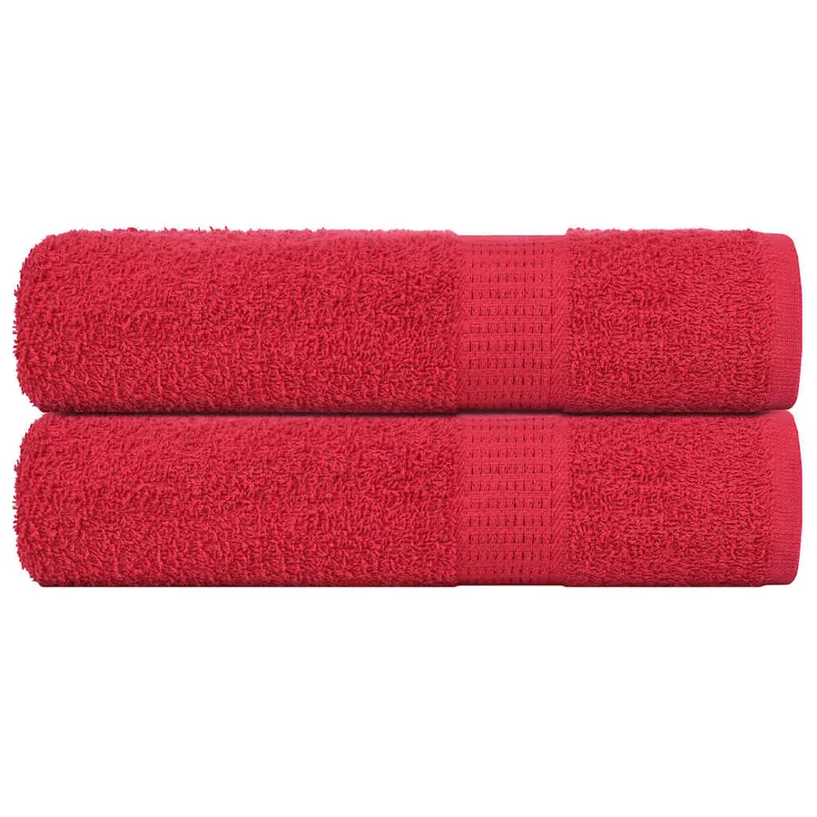 Serviettes de douche FROGN 2 pcs rouge 70x140 cm 360 g/m²