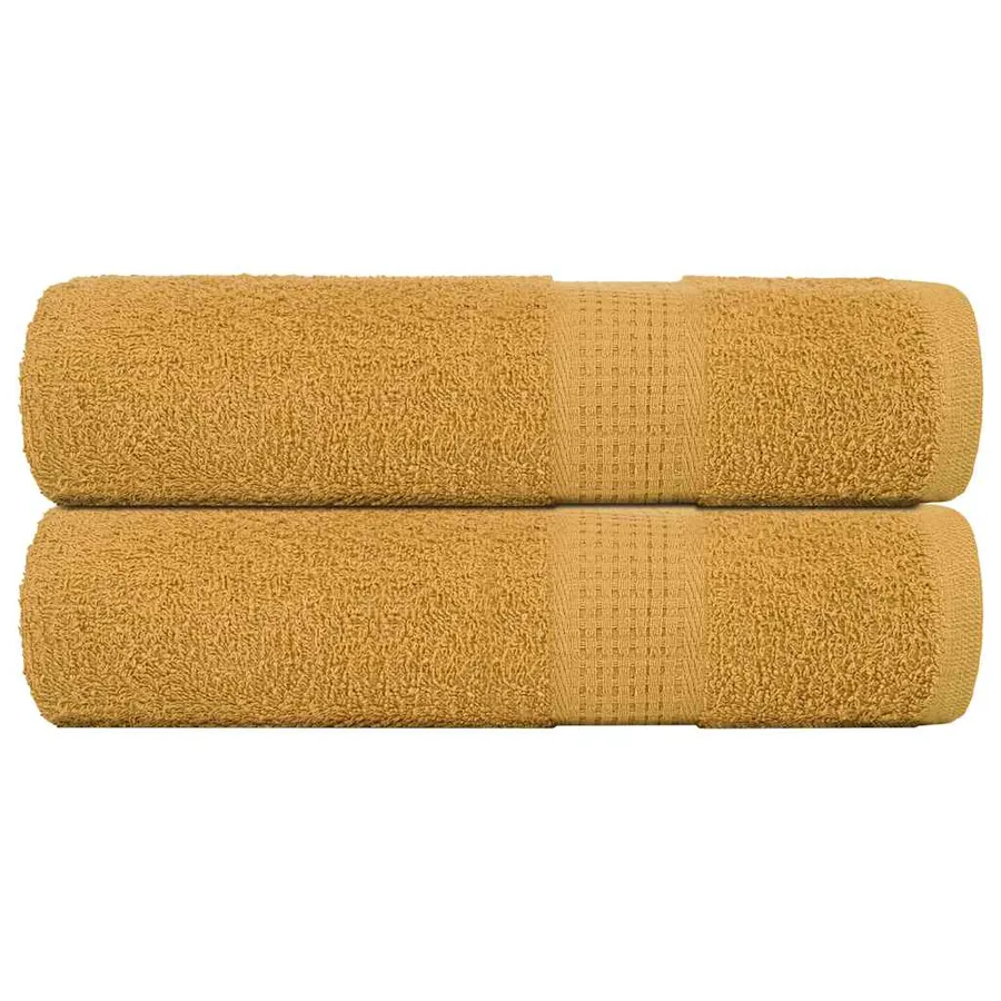 Essuie-mains FROGN 2 pcs doré 50x100 cm 360 g/m²
