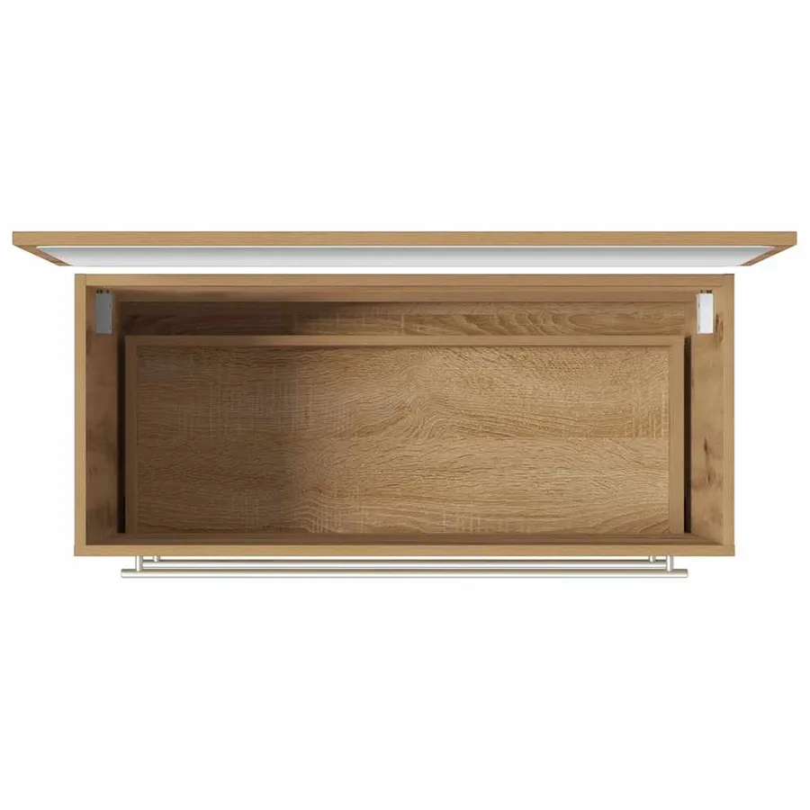 Ensemble de meubles salle de bain 2 pcs bois d'ingénierie - 8