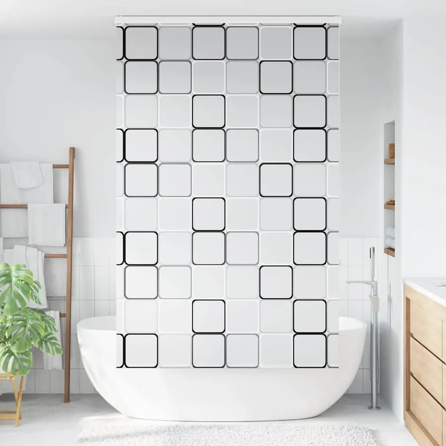 Store enrouleur de douche avec cassette largeur du tissu 126 cm - 2