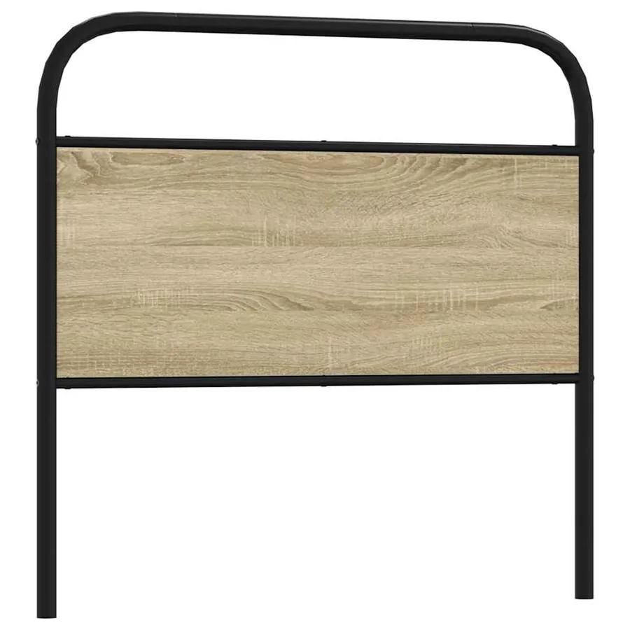 Tête de lit de remplacement chêne sonoma 100 cm acier et bois d'ingénierie