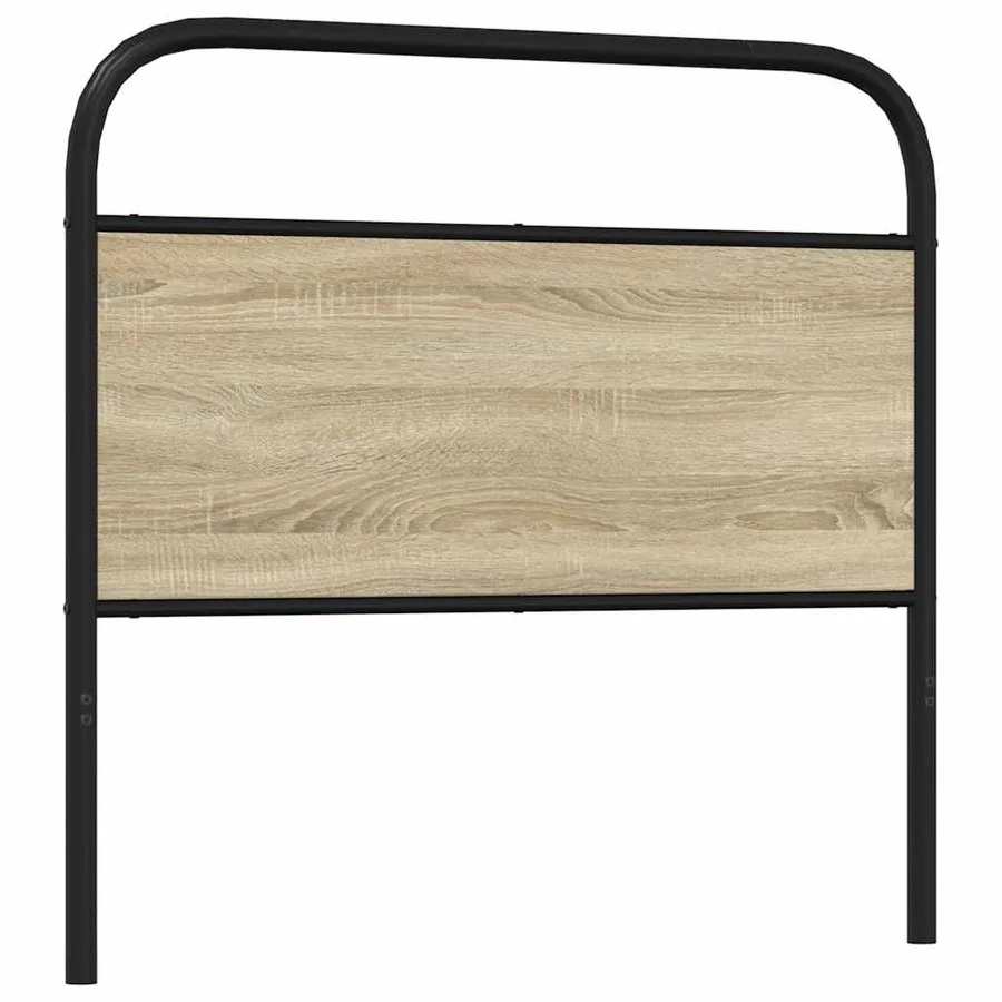Tête de lit de remplacement chêne sonoma 100 cm acier et bois d'ingénierie - 5