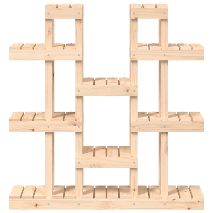 Support à plantes 104,5x25x109,5 cm Bois massif de pin - 5
