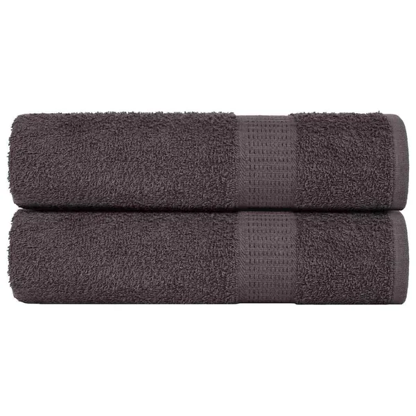 Serviettes de douche FROGN 2 pcs anthracite 70x140 cm 360 g/m²