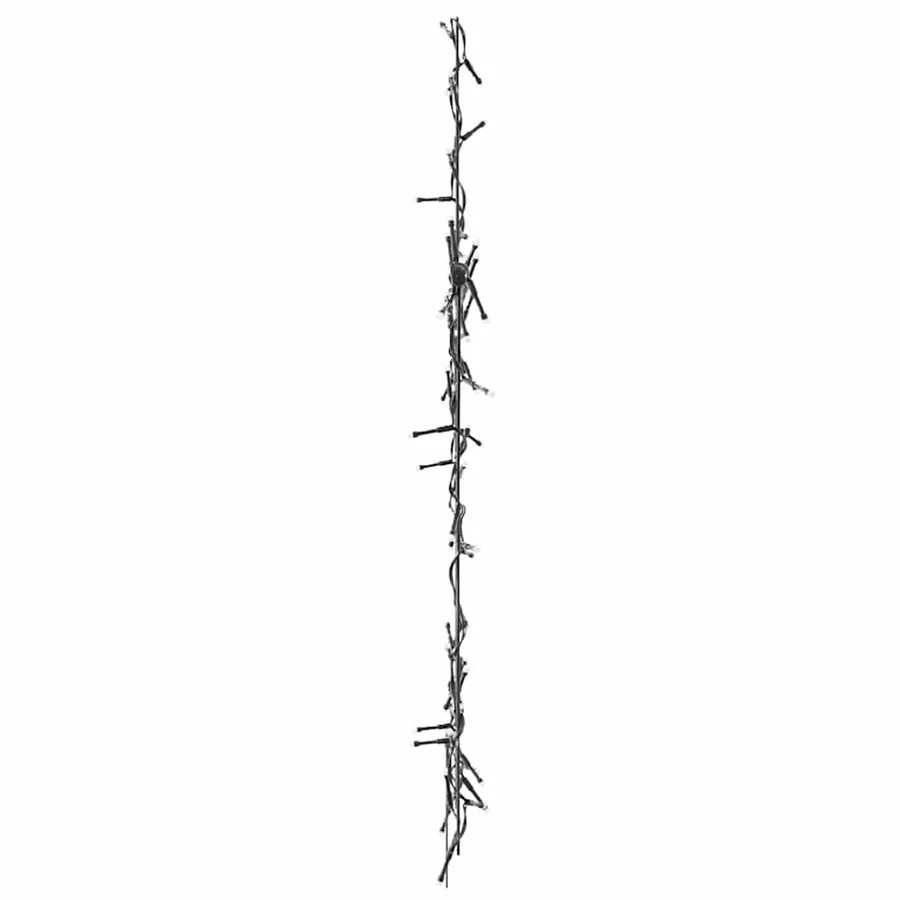 Lumières de Noël silhouette d'étoile 80 LED blanc chaud - 5