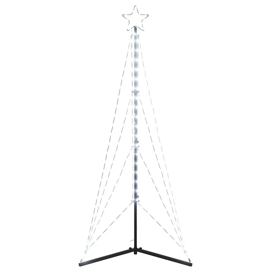 Sapin de Noël à LED 363 LED blanc froid 182 cm - 4