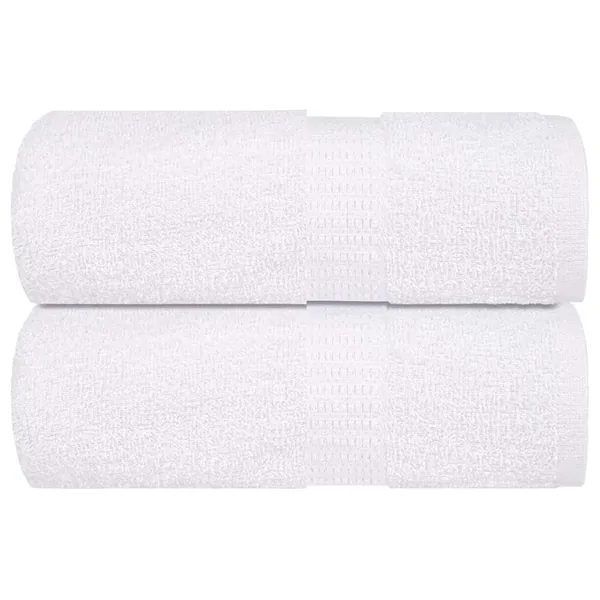 Serviettes d'invité FROGN 2 pcs blanc 30x50 cm 360 g/m²