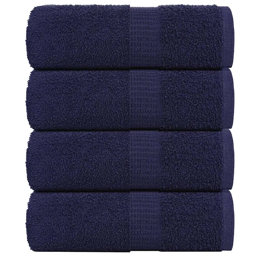 Serviettes d'invité FROGN 4 pcs bleu marine 30x50 cm 360 g/m²