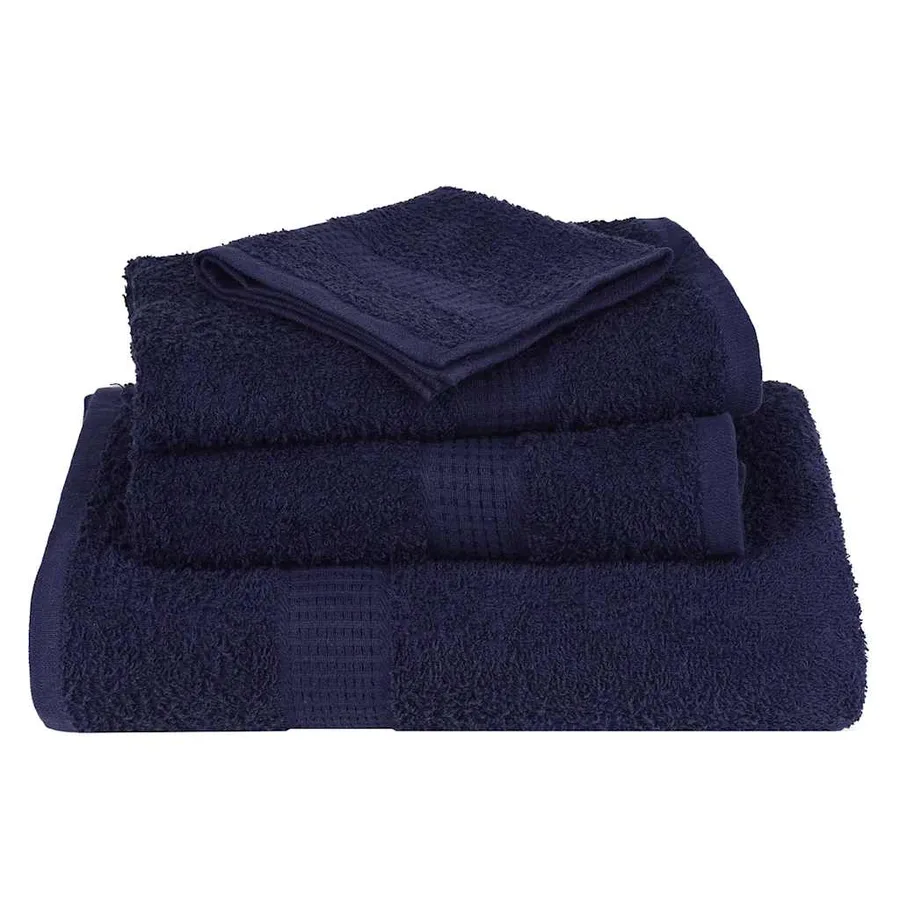 Serviettes d'invité FROGN 4 pcs bleu marine 30x50 cm 360 g/m² - 4