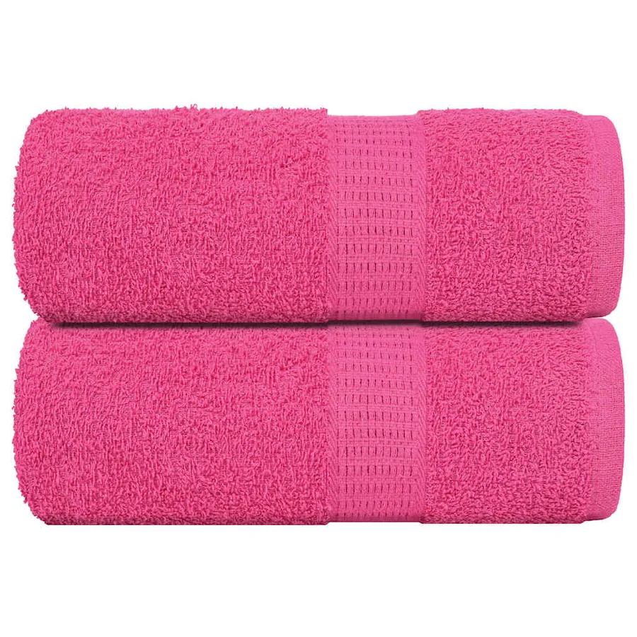 Serviettes de toilette FROGN 2 pièces Rose 30x30 cm 360 g/m²