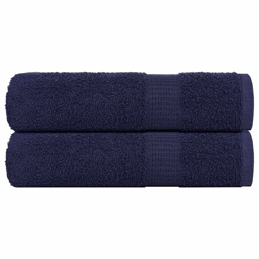 Essuie-mains FROGN 2 pcs bleu marine 50x100 cm 360 g/m²