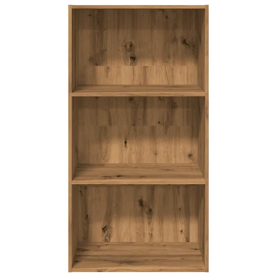 Bibliothèque chêne artisanal 60x30x114 cm bois d'ingénierie - 4