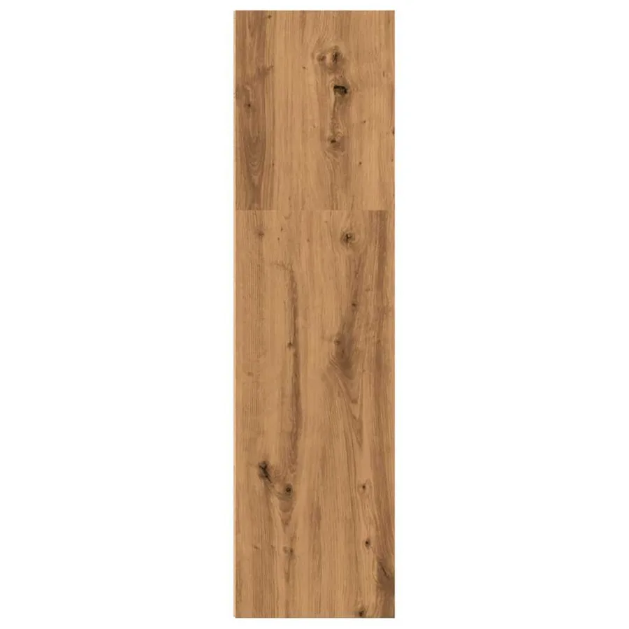Bibliothèque chêne artisanal 60x30x114 cm bois d'ingénierie - 6