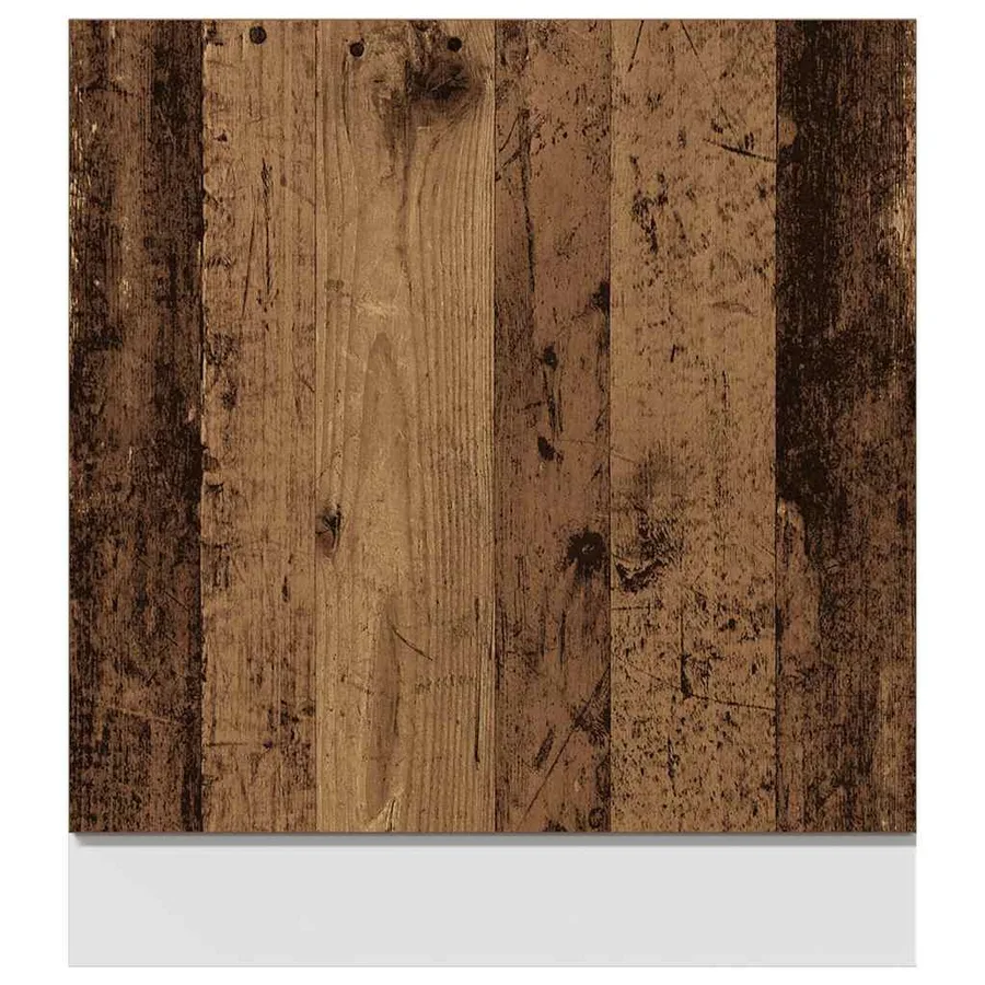 Panneau de lave-vaisselle "Lyon" vieux bois bois d'ingénierie - 3