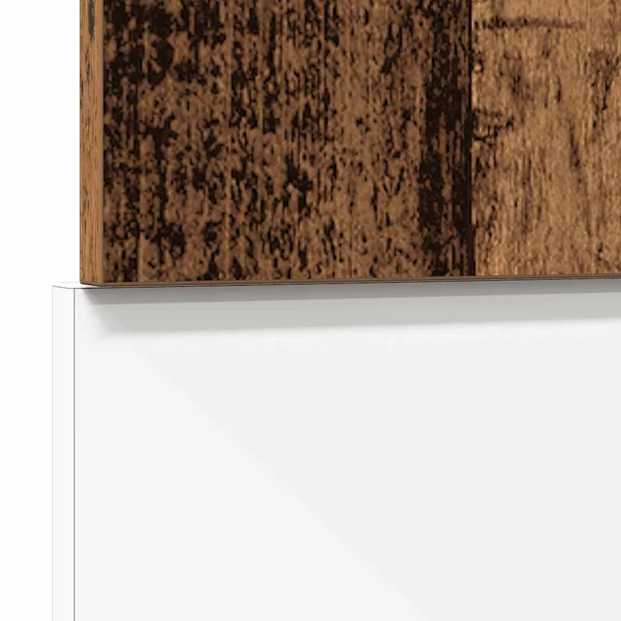 Panneau de lave-vaisselle "Lyon" vieux bois bois d'ingénierie - 6