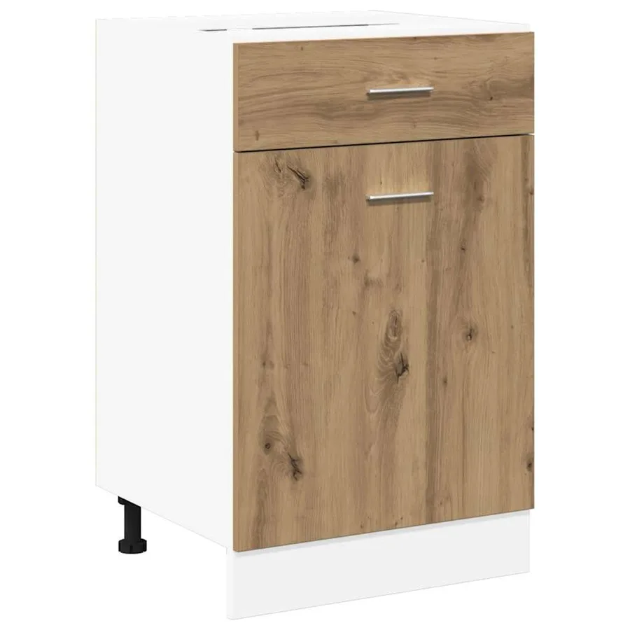 Armoire à tiroirs "Lyon" Chêne artisanal 40 x 46 x 81,5 cm Bois d'ingénierie - 2