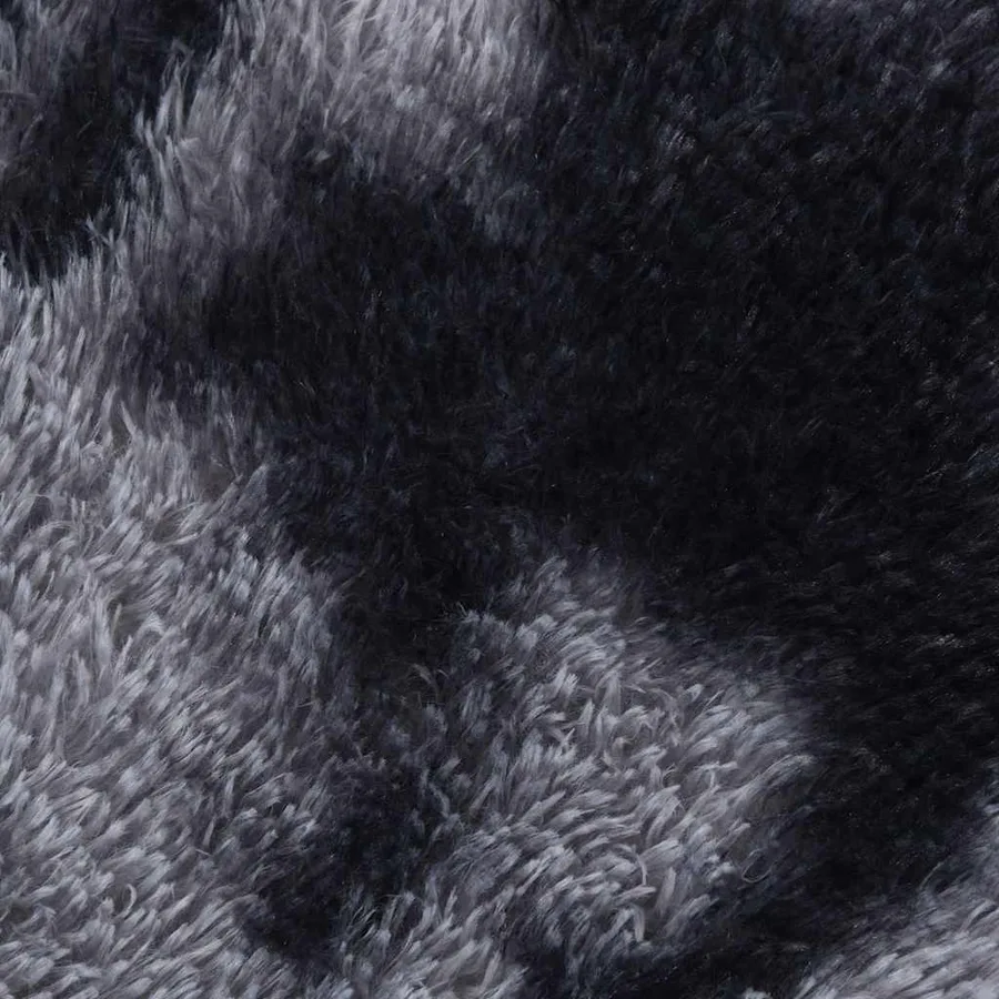 Tapis Shaggy à poils longs NAVARRA gris foncé 240x240 cm - 9