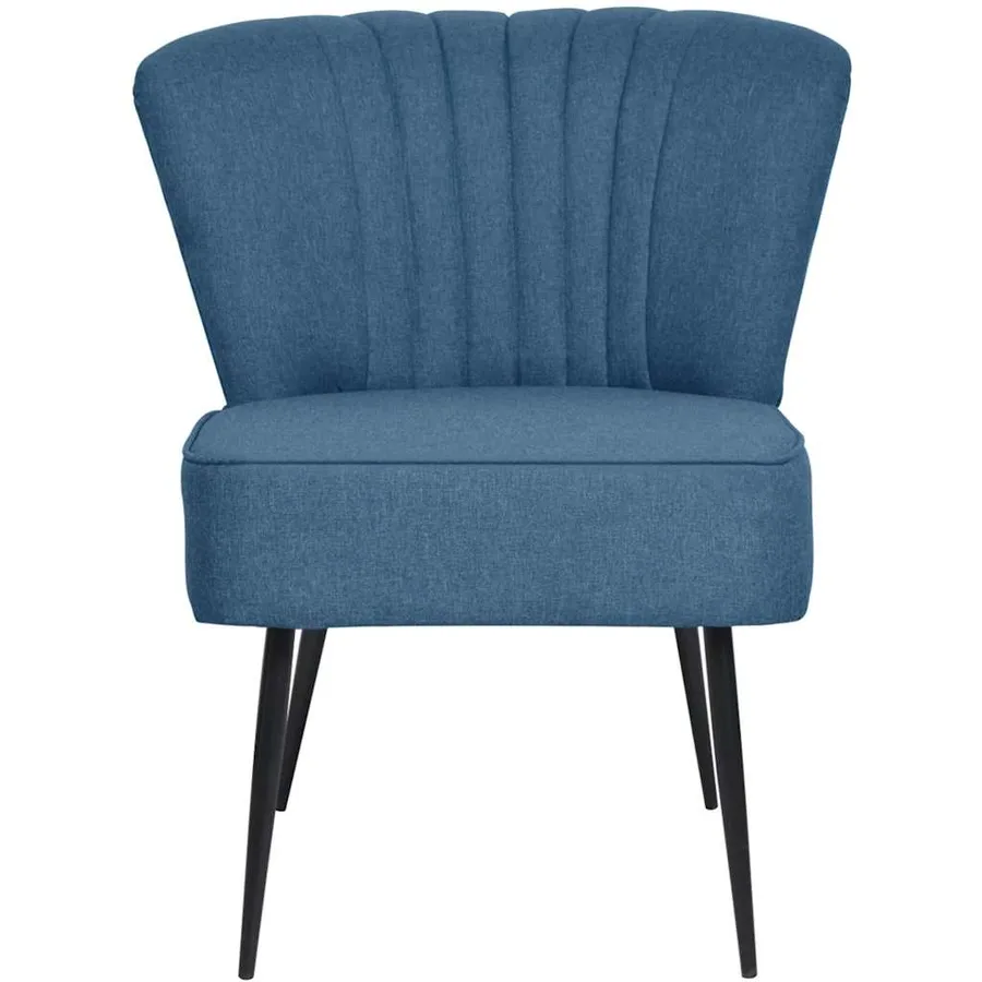 Chaise de cocktail vert tissu - 2