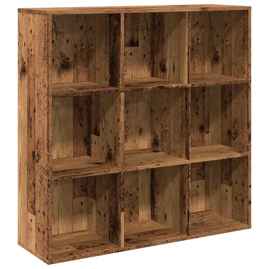 Armoire à livres vieux bois 98x29x97,5 cm - 2
