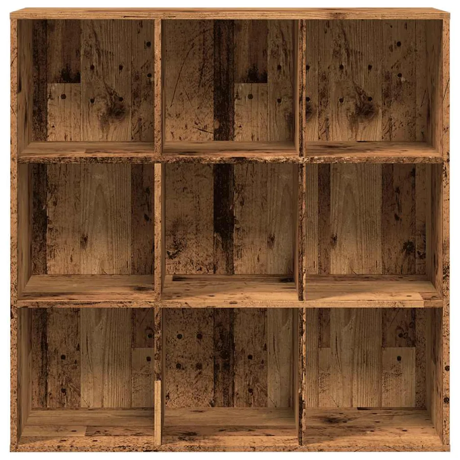 Armoire à livres vieux bois 98x29x97,5 cm - 5