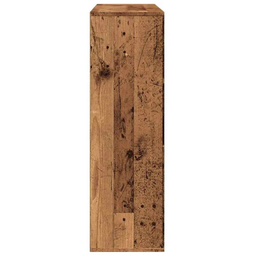 Armoire à livres vieux bois 98x29x97,5 cm - 6
