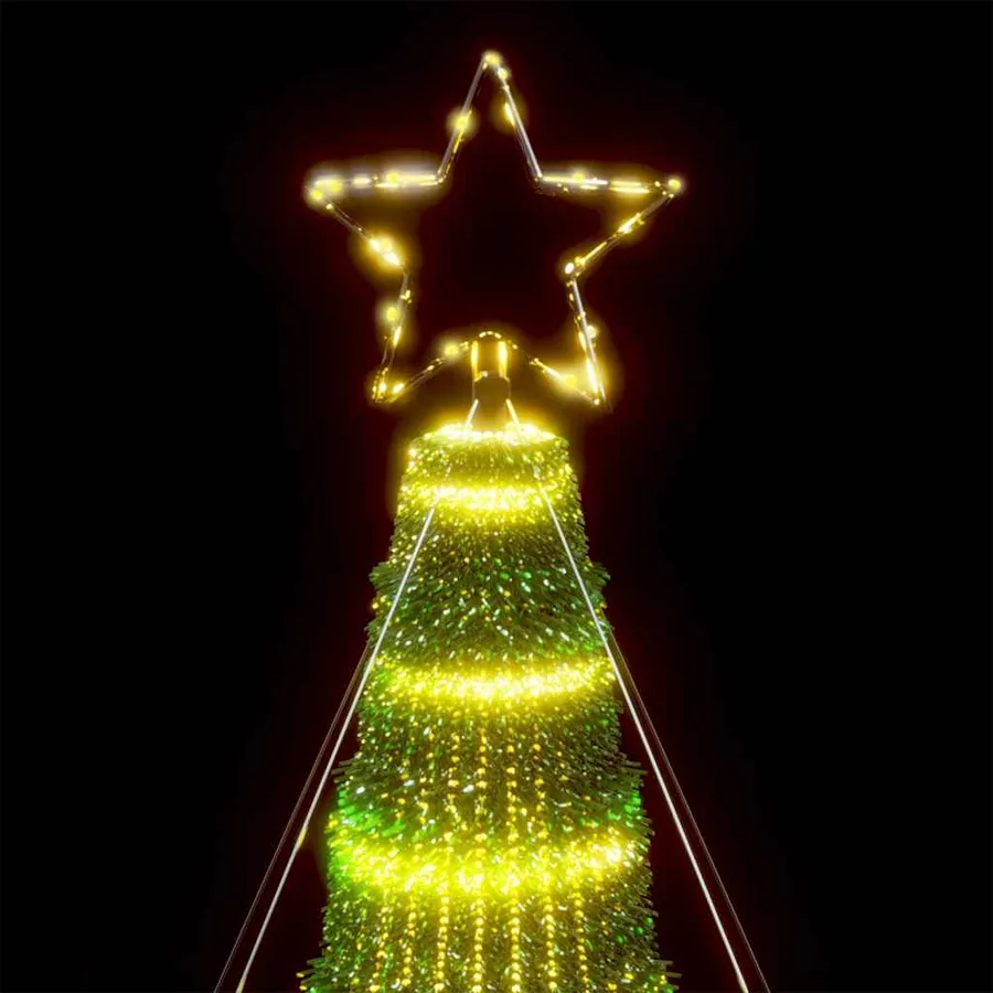 Sapin de Noël à LED 1028 LED blanc chaud 403 cm - 10