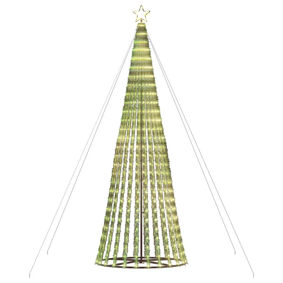 Sapin de Noël à LED 1028 LED blanc chaud 403 cm - 5