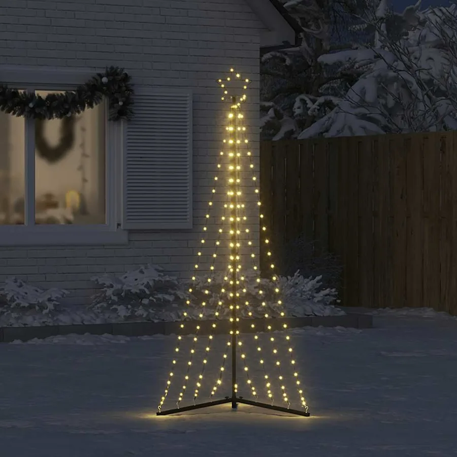 Sapin de Noël à LED 339 LED blanc chaud 182 cm - 3